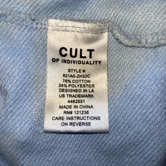Cult of Individuality NWT heavy French hoodie Size XL blue $ 229.00 - Picture 2 of 13